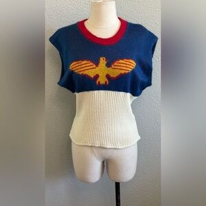 Vintage Parkley‎ Knit Falcon Sweater Vest Size Medium/Large